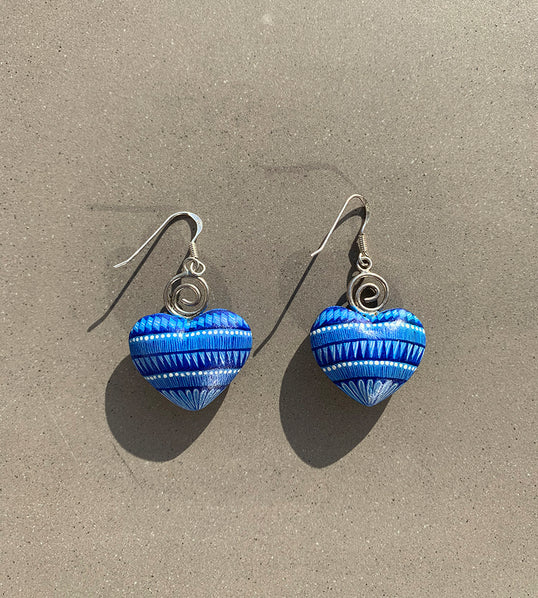 Aretes Corazón con Forma de Caracol Jacobo y María Ángeles