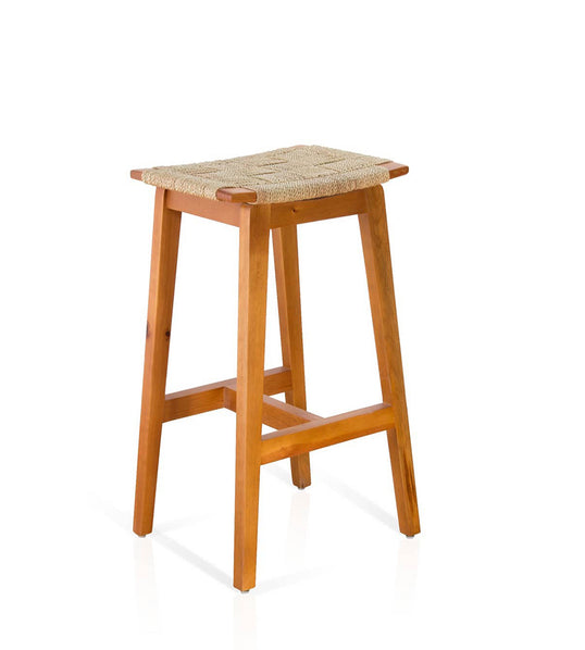 Curved Woven Stool