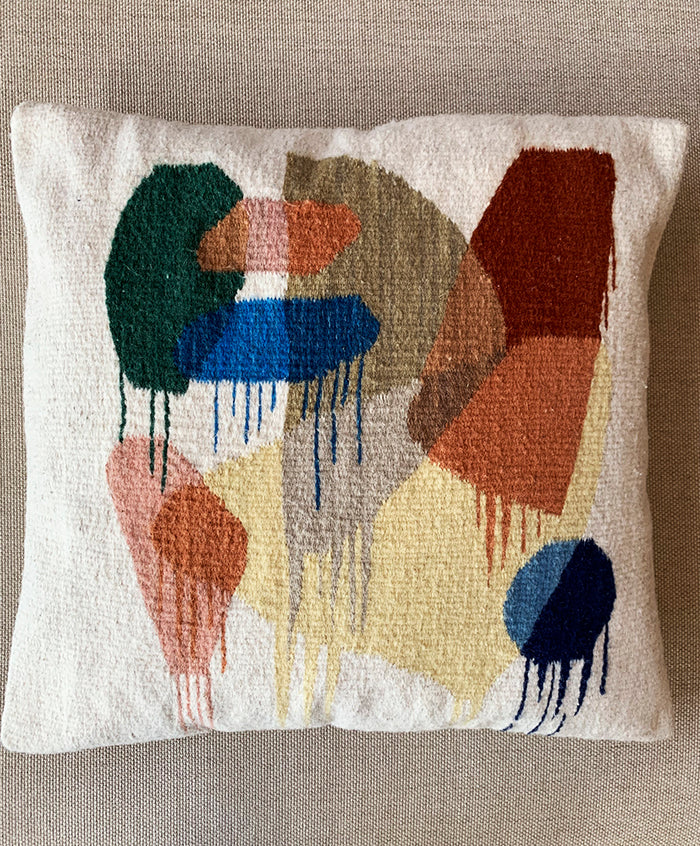 Funda de Cojín Arte Abstracto Arte Zapoteco