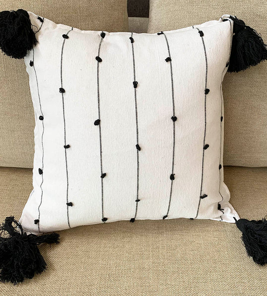 Funda de Cojín con Diseño de Nudos Arte Zapoteco