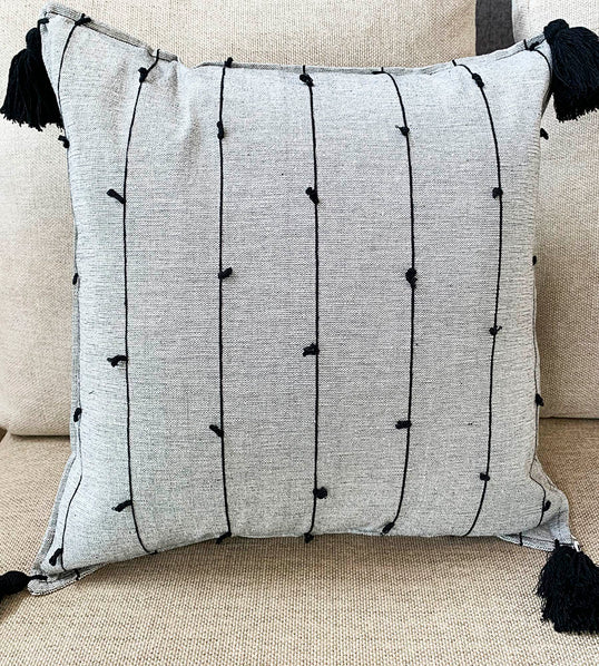 Funda de Cojín con Diseño de Nudos Arte Zapoteco