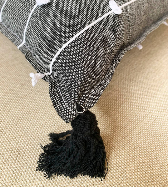 Funda de Cojín con Diseño de Nudos Arte Zapoteco