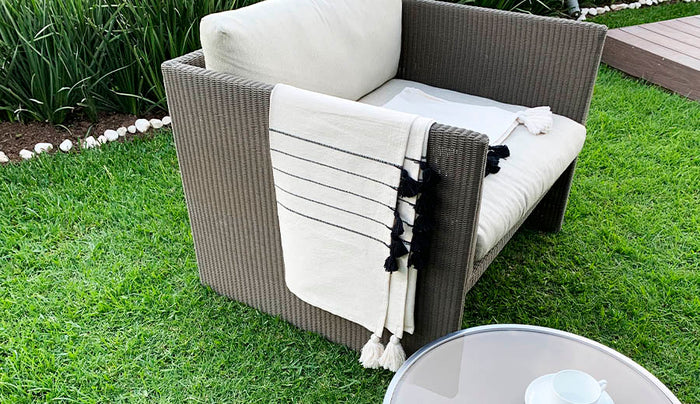 Frazada Negro Moderno Arte Zapoteco