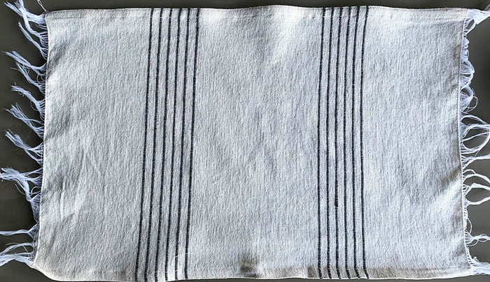 Mantelito Individual Líneas Negras Arte Zapoteco