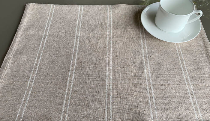 Mantelito Individual Beige Arte Zapoteco