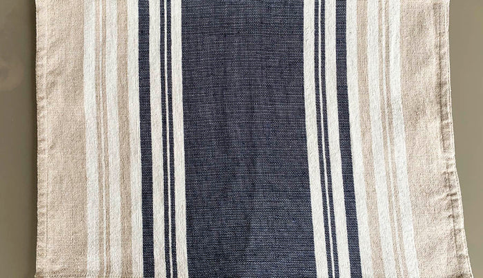 Mantelito Individual Negro y Beige Arte Zapoteco