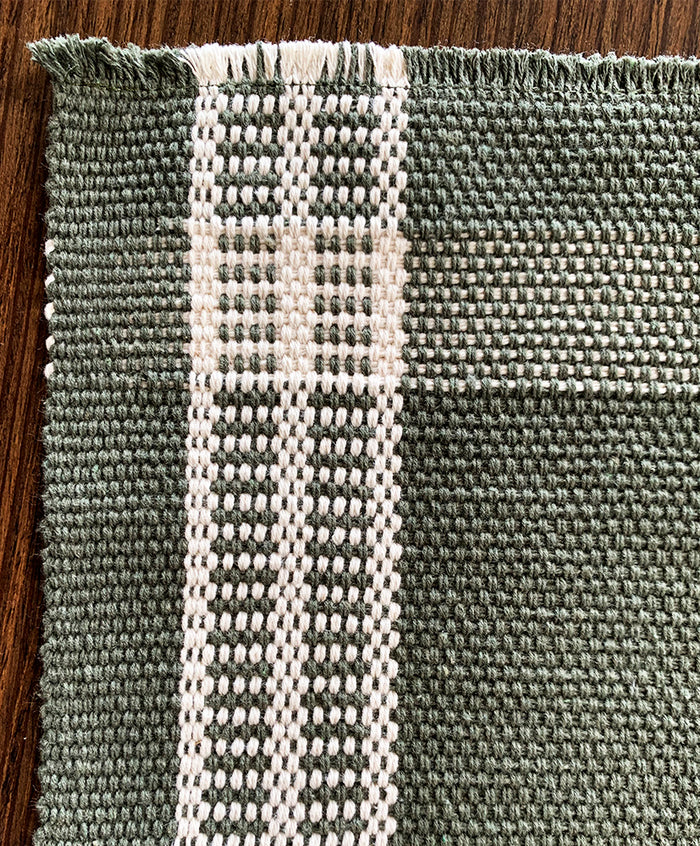 Mantelito Tejido Olivo Arte Zapoteco