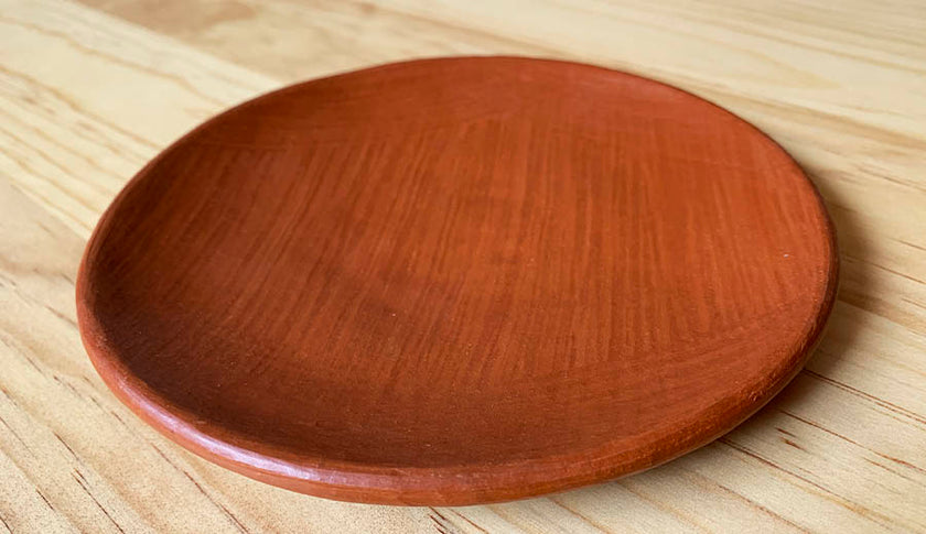Small Red Clay Plate