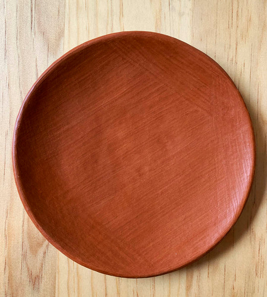 Small Red Clay Plate
