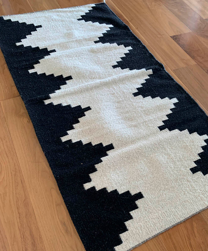 Tapete Mitla Negro Arte Zapoteco