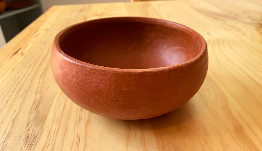 Tazón para Ensalada Barro Rojo Mujeres de Barro Rojo