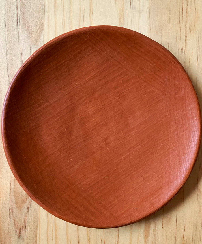 Small Red Clay Plate