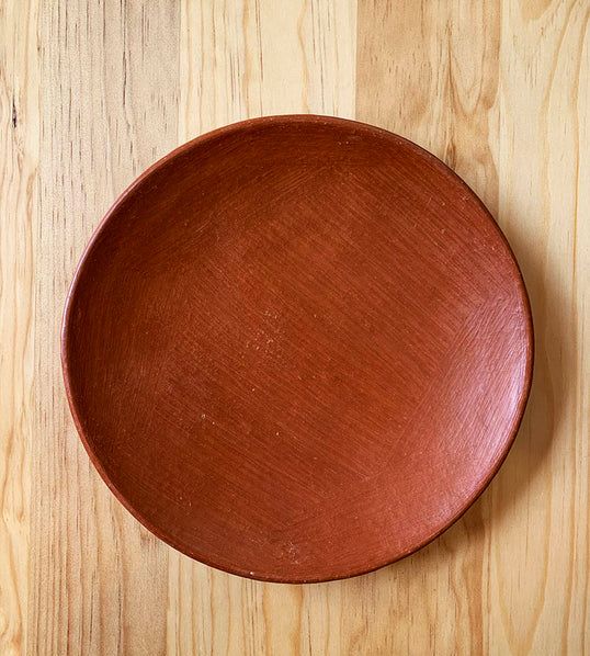 Medium Red Clay Plate