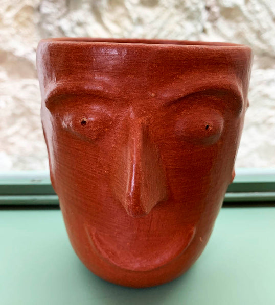 Red Clay Cocktail Glass